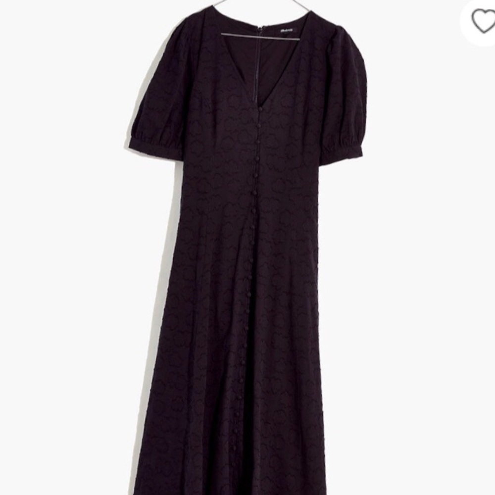 NWT Madewell Jacquard Button Front Midi Dress